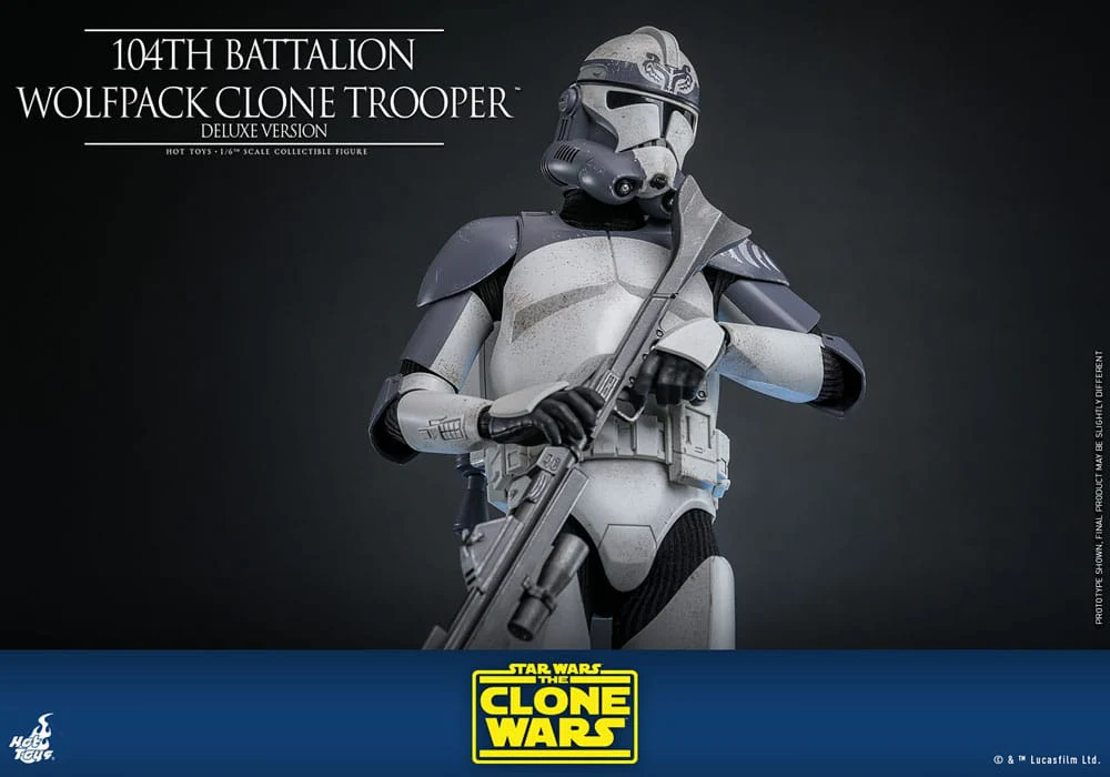 104th Battalion Wolfpack Clone Trooper Deluxe Version Star Wars: The Clone Wars 1/6 Figurka 30 cm - Image 12