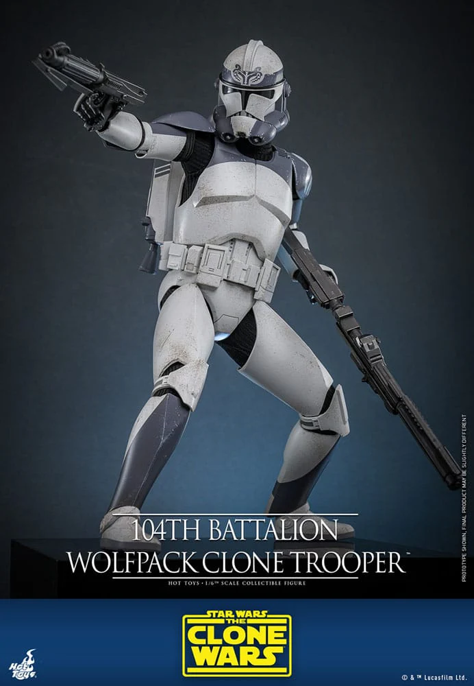 104th Battalion Wolfpack Clone Trooper Star Wars: The Clone Wars 1/6 Figurka 30 cm - Image 8