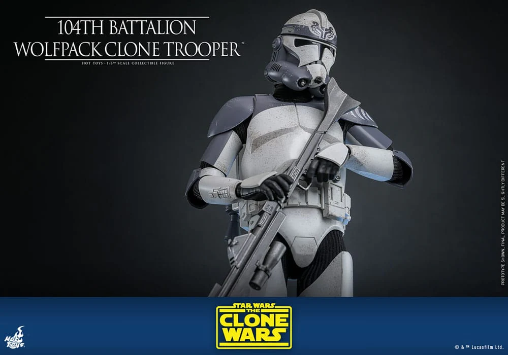 104th Battalion Wolfpack Clone Trooper Star Wars: The Clone Wars 1/6 Figurka 30 cm - Image 9