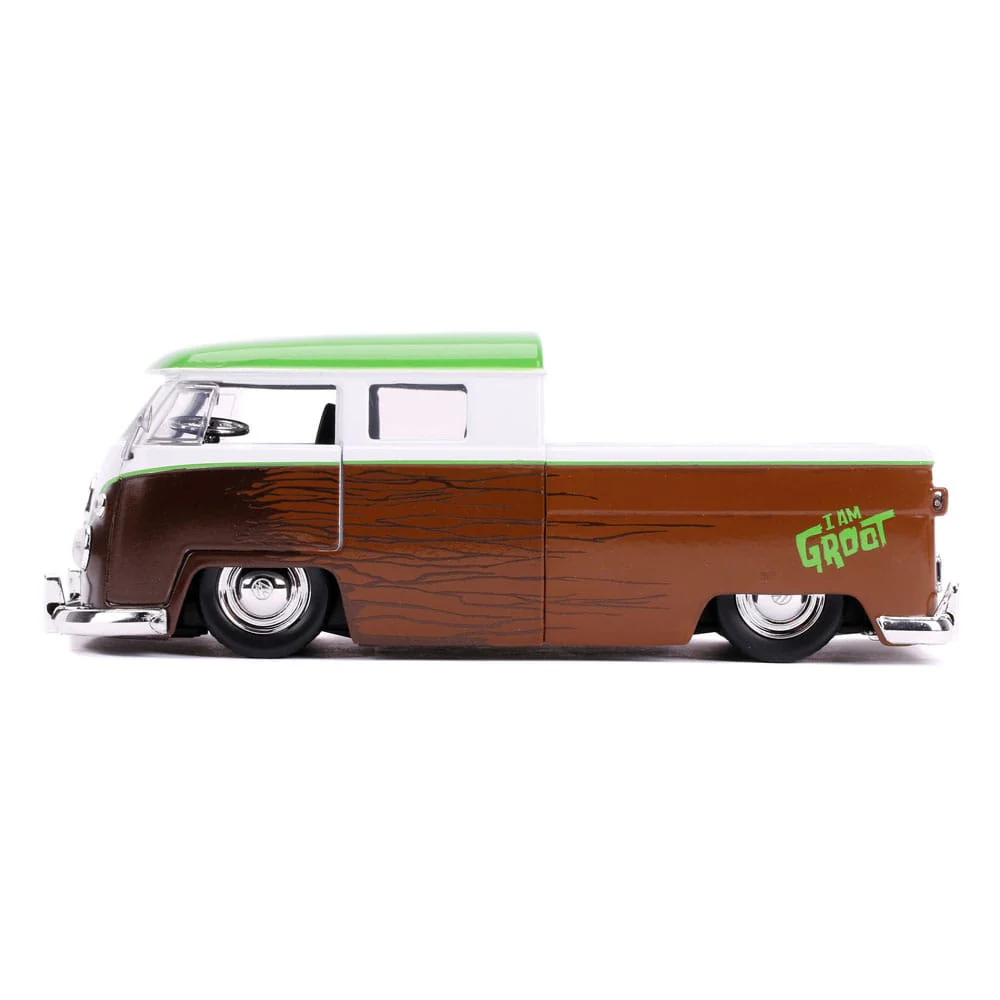 1963 Bus Pickup Groot Marvel Guardians of the Galaxy Diecast Model 1/24 Figurka 7 cm - Image 12
