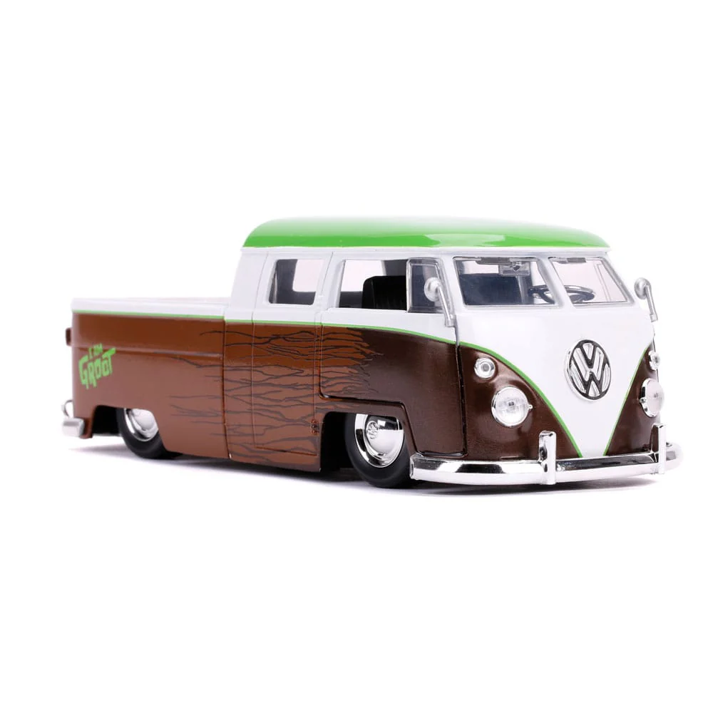 1963 Bus Pickup Groot Marvel Guardians of the Galaxy Diecast Model 1/24 Figurka 7 cm - Image 7