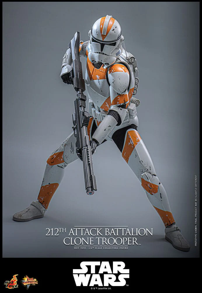 212th Attack Battalion Clone Trooper Star Wars: The Clone Wars 1/6 Figurka 30 cm - Image 6