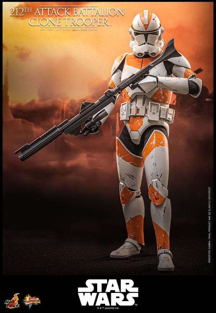 212th Attack Battalion Clone Trooper Star Wars: The Clone Wars 1/6 Figurka 30 cm - Image 8