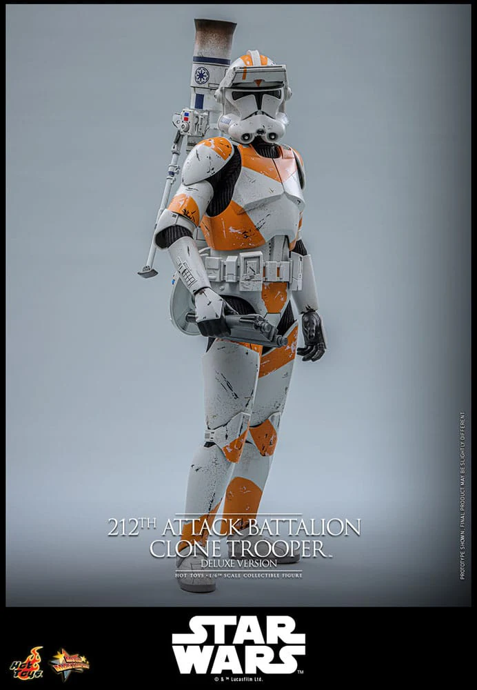 212th Attack Battalion Clone Trooper Star Wars: The Clone Wars Deluxe Version 1/6 Figurka 30 cm - Image 11