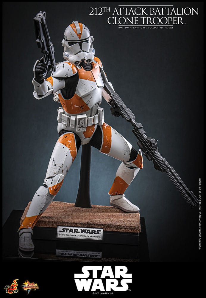 212th Attack Battalion Clone Trooper Star Wars: The Clone Wars Deluxe Version 1/6 Figurka 30 cm - Image 16