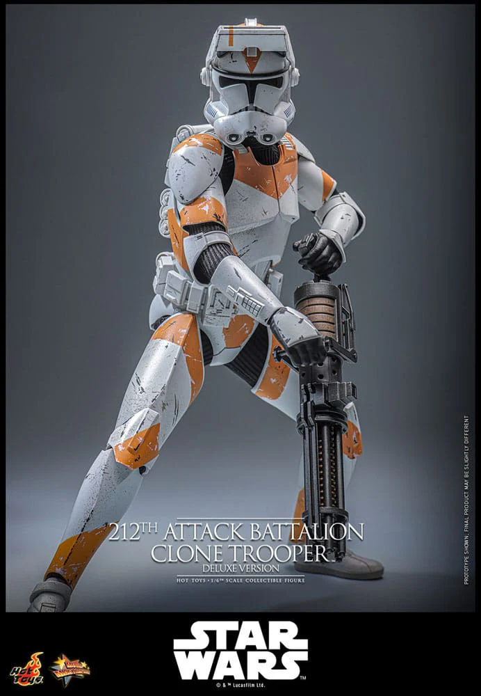 212th Attack Battalion Clone Trooper Star Wars: The Clone Wars Deluxe Version 1/6 Figurka 30 cm - Image 7