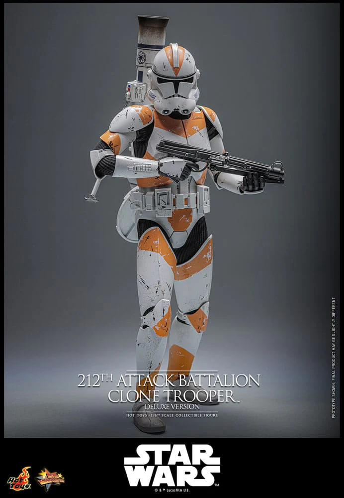 212th Attack Battalion Clone Trooper Star Wars: The Clone Wars Deluxe Version 1/6 Figurka 30 cm - Image 8