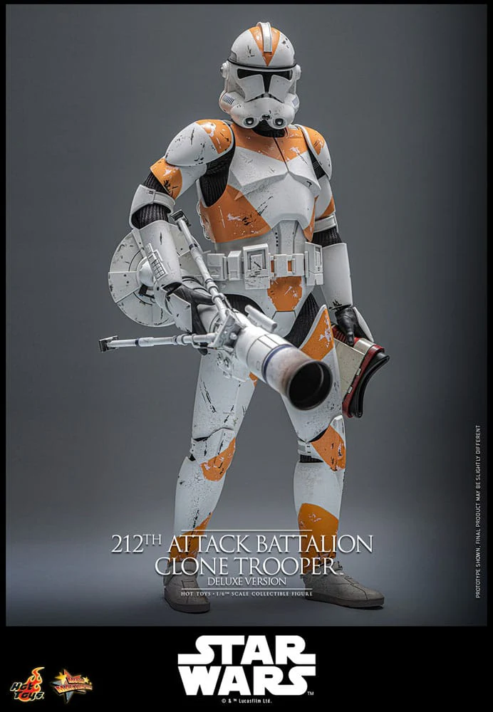 212th Attack Battalion Clone Trooper Star Wars: The Clone Wars Deluxe Version 1/6 Figurka 30 cm - Image 9