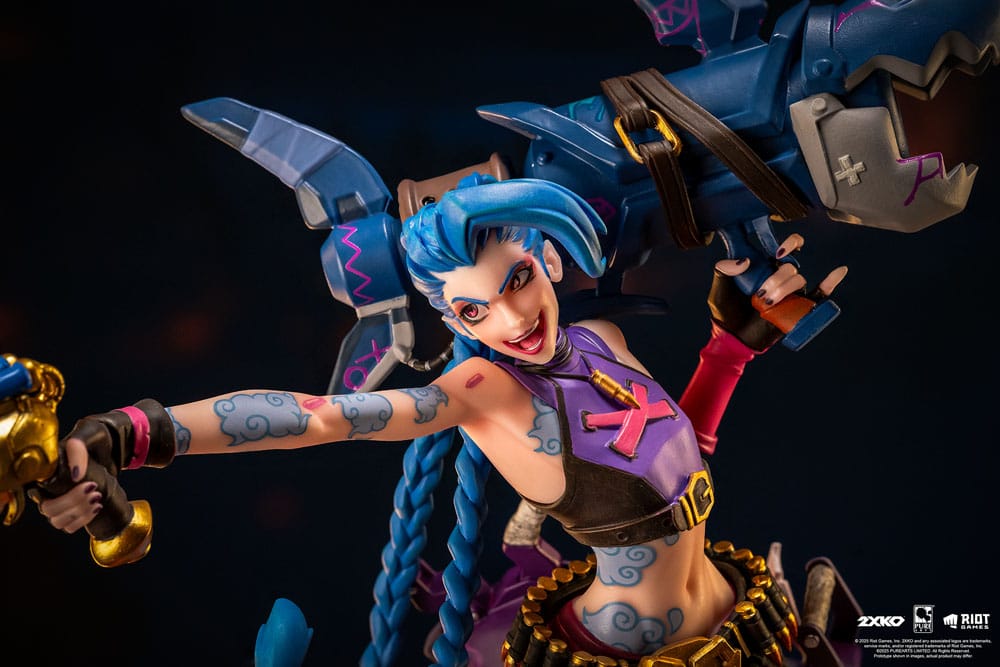 2XKO Jinx & Warwick League of Legends Diorama 1/10 Figurka 37 cm - Image 6