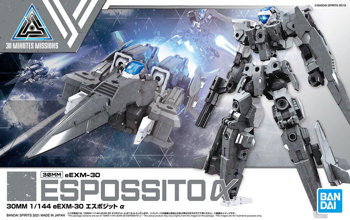 30MM 1/144 eEXM-30 Espossito Alpha Bandai Spirits