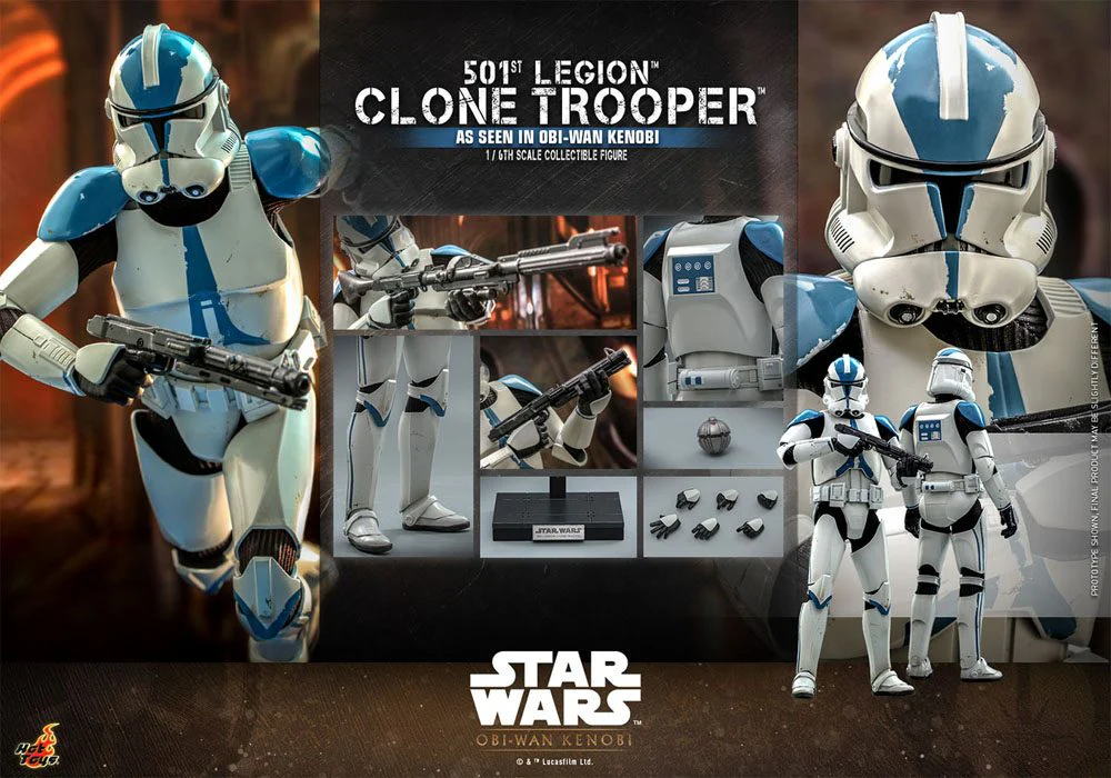 501st Legion Clone Trooper Star Wars: Obi-Wan Kenobi 1/6 Figurka 30 cm - Image 8