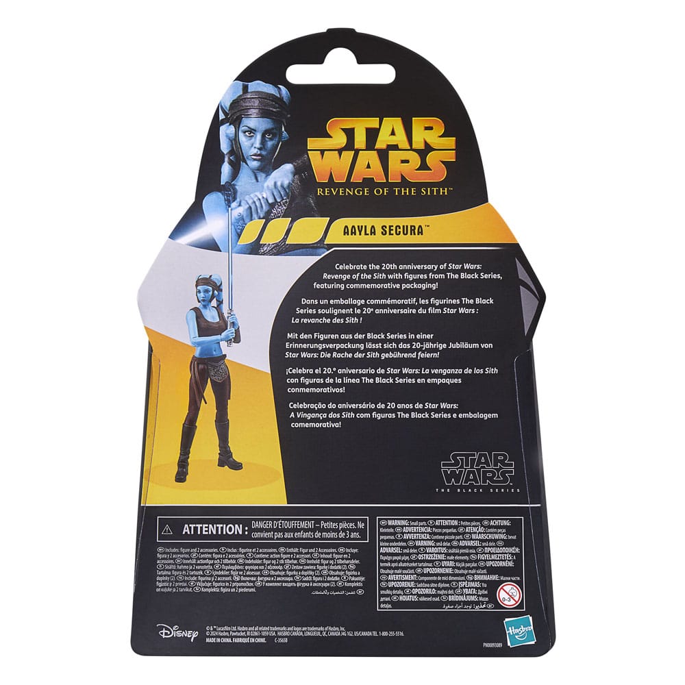 Aayla Secura Star Wars Episode III Black Series 20th Anniversary Figurka 15 cm - Image 5
