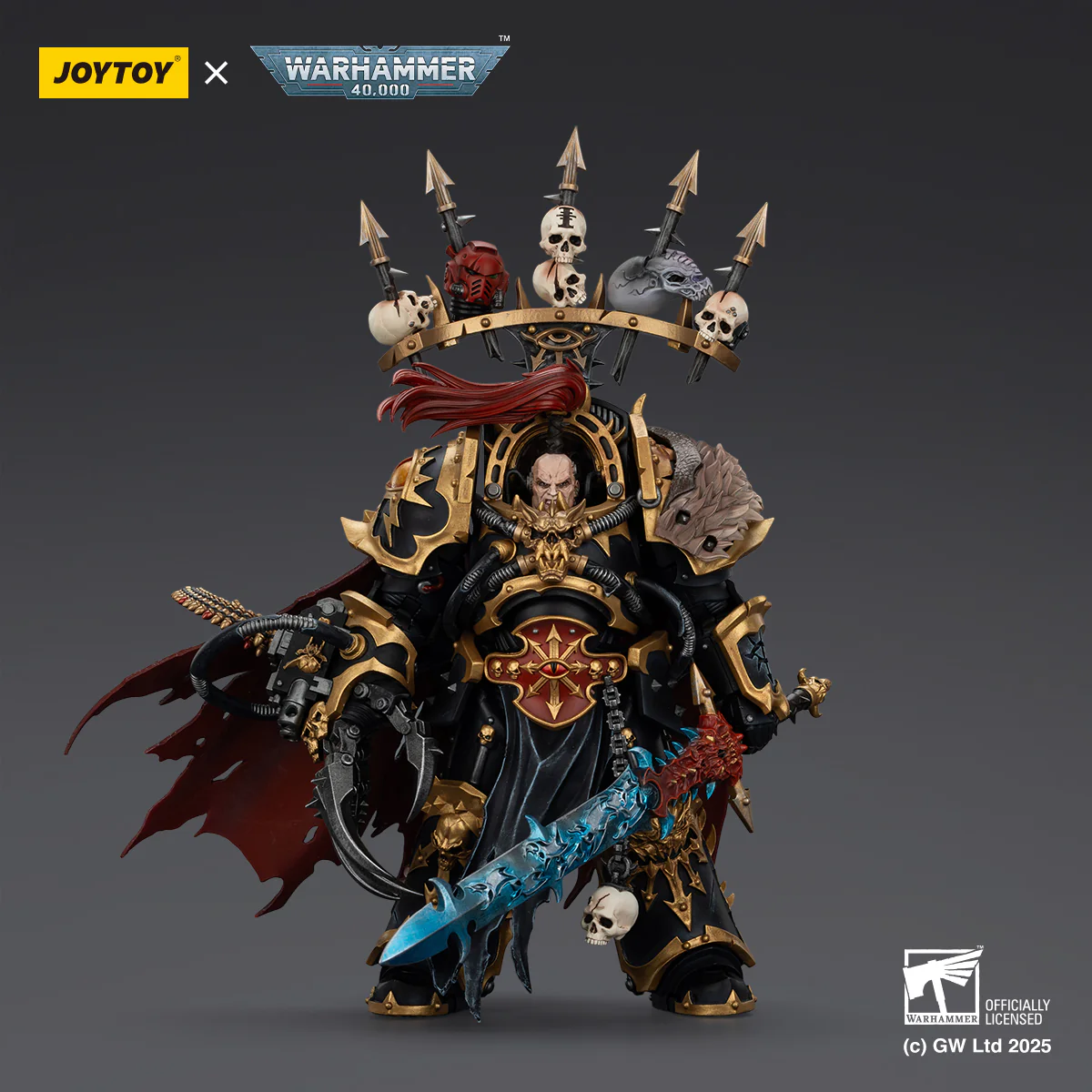 Abaddon the Despoiler with Drach'nyen and the Talon of Horus Black Legion Warhammer 40K Figurka 16 cm - Image 6