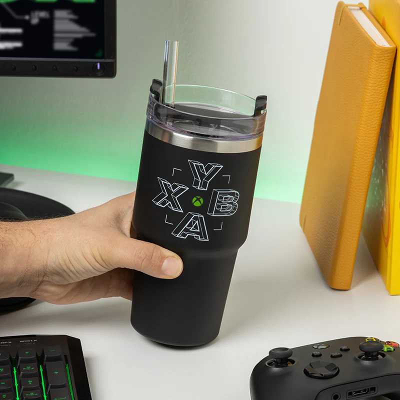ABXY Kubek Podróżny Ze Słomką XBOX