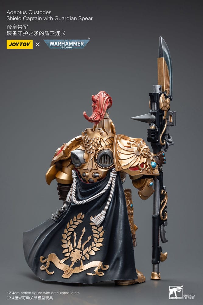 Adeptus Custodes Shield Captain with Guardian Spear Warhammer 40k 1/18 Figurka 12 cm - Image 3