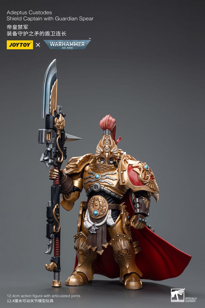 Adeptus Custodes Shield Captain with Guardian Spear Warhammer 40k 1/18 Figurka 12 cm - Image 4