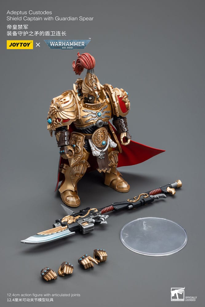 Adeptus Custodes Shield Captain with Guardian Spear Warhammer 40k 1/18 Figurka 12 cm - Image 9
