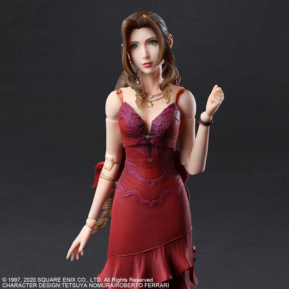 Aerith Gainsborough Dress Version Final Fantasy VII Remake Play Arts Kai Figurka 25 cm - Image 6