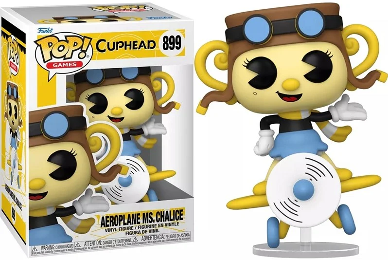 Aeroplane Chalice Cuphead POP! Games Vinyl Figurka 9 cm nr.899 - Image 2