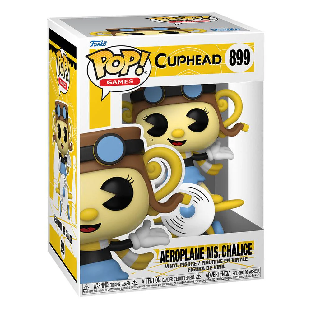Aeroplane Chalice Cuphead POP! Games Vinyl Figurka 9 cm nr.899 - Image 3