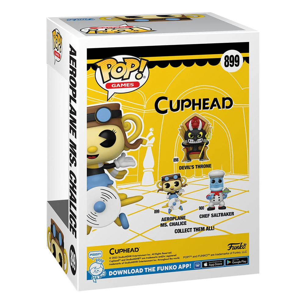 Aeroplane Chalice Cuphead POP! Games Vinyl Figurka 9 cm nr.899 - Image 4