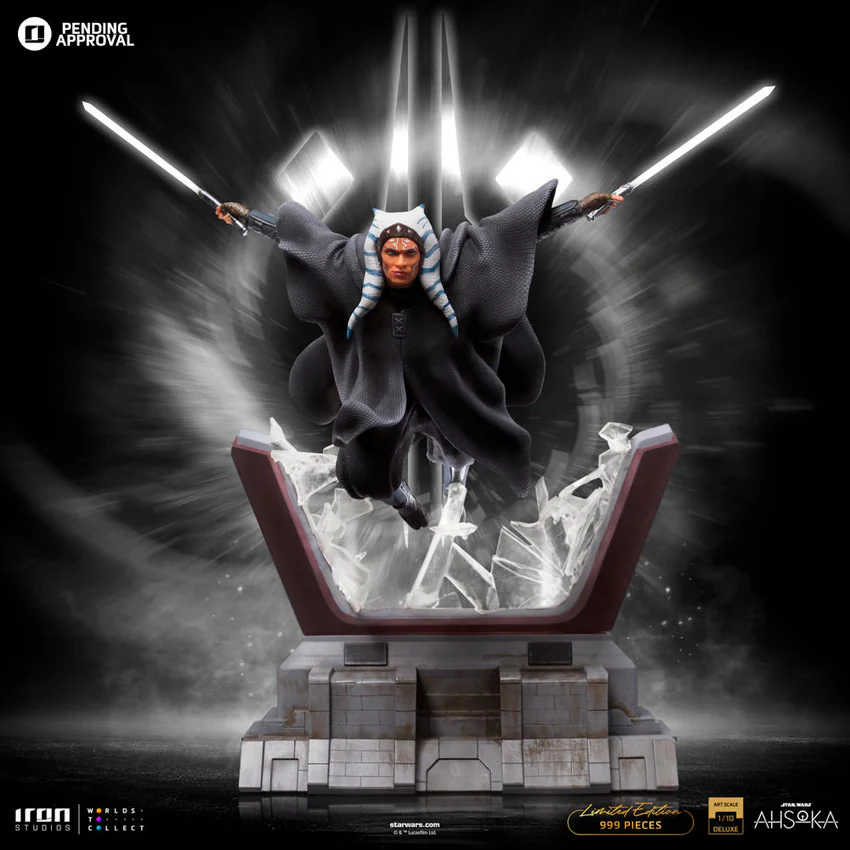 Ahsoka Tano Star Wars Ahsoka Deluxe Art Scale Statue 1/10 Figurka 29 cm - Image 9