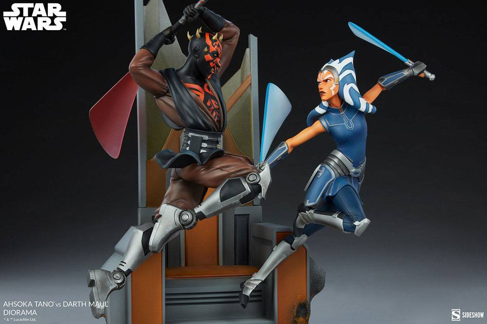 Ahsoka Tano vs Darth Maul Star Wars: The Clone Wars Figurka 51 cm - Image 10