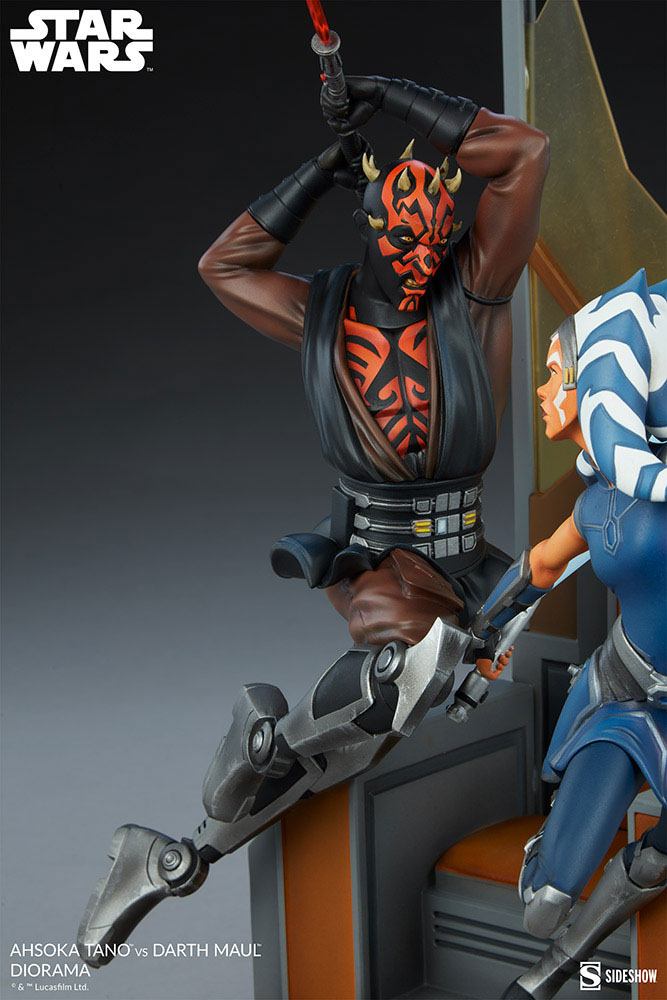 Ahsoka Tano vs Darth Maul Star Wars: The Clone Wars Figurka 51 cm - Image 11