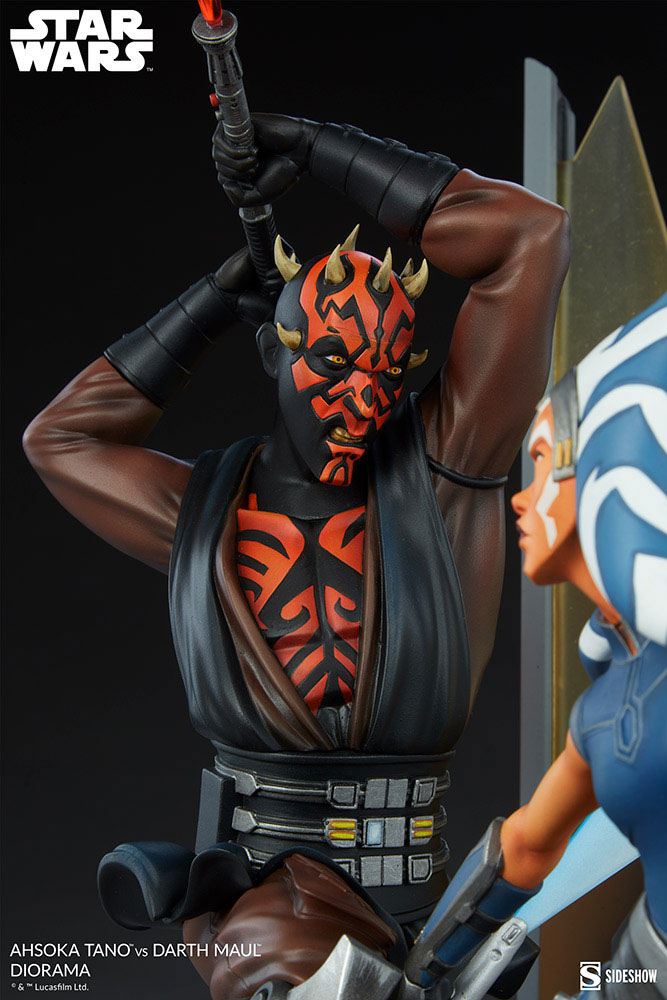 Ahsoka Tano vs Darth Maul Star Wars: The Clone Wars Figurka 51 cm - Image 12