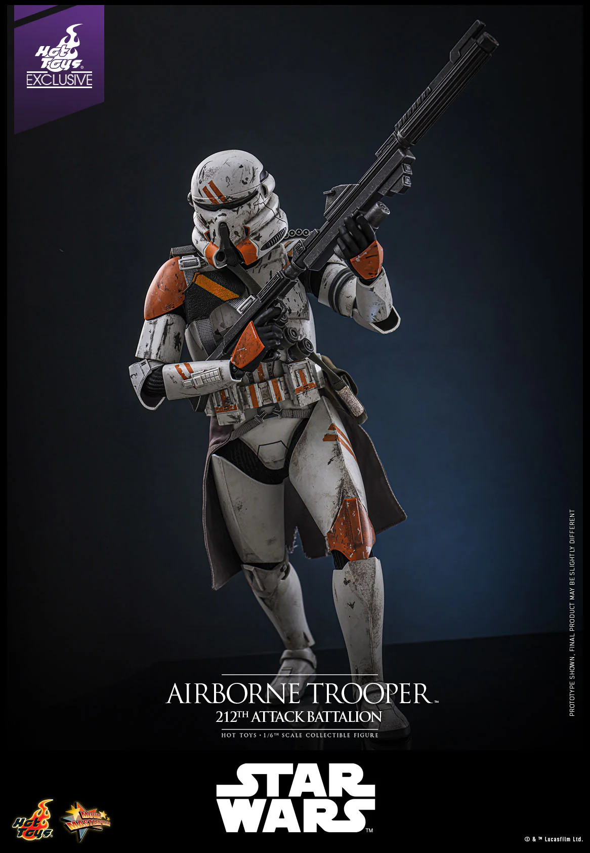 Airborne Trooper 212th Attack Battalion Star Wars: Episode III - Revenge of the Sith 1/6 Hot Toys Exclusive Figurka 30 cm