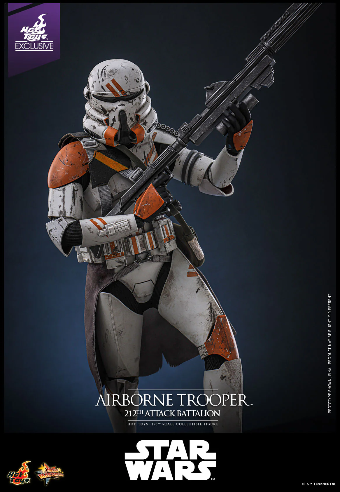Airborne Trooper 212th Attack Battalion Star Wars: Episode III - Revenge of the Sith 1/6 Hot Toys Exclusive Figurka 30 cm - Image 10