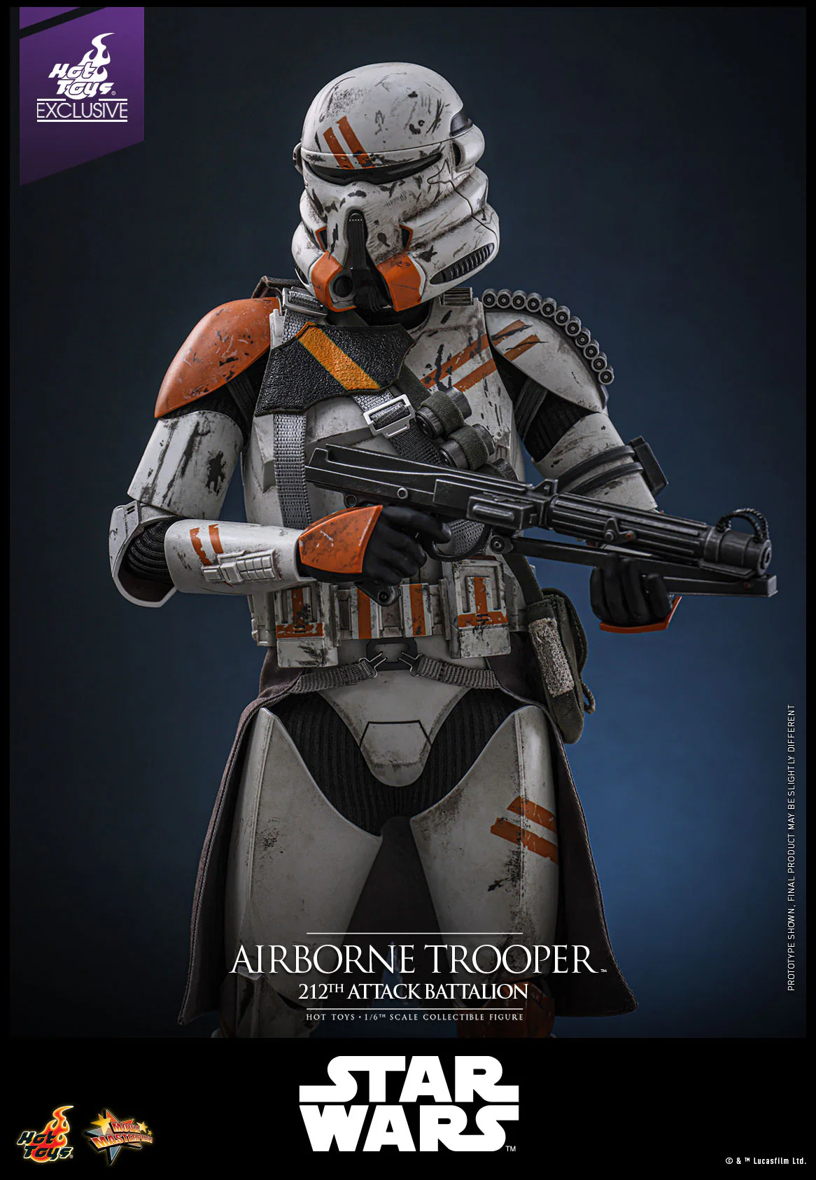 Airborne Trooper 212th Attack Battalion Star Wars: Episode III - Revenge of the Sith 1/6 Hot Toys Exclusive Figurka 30 cm - Image 11