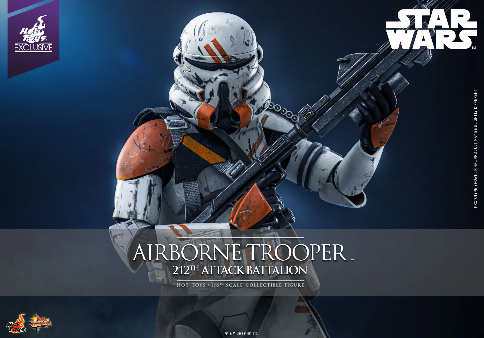 Airborne Trooper 212th Attack Battalion Star Wars: Episode III - Revenge of the Sith 1/6 Hot Toys Exclusive Figurka 30 cm - Image 4