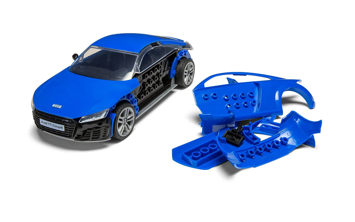 Airfix QUICKBUILD Audi TT Coupe - Blue Model z klocków - Image 6