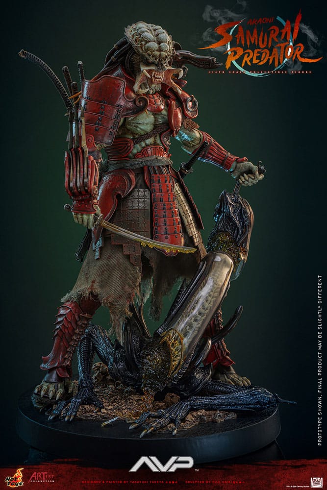 Akaoni Samurai Predator Alien vs. Predator Artist Collection 1/6 Figurka 35 cm - Image 3