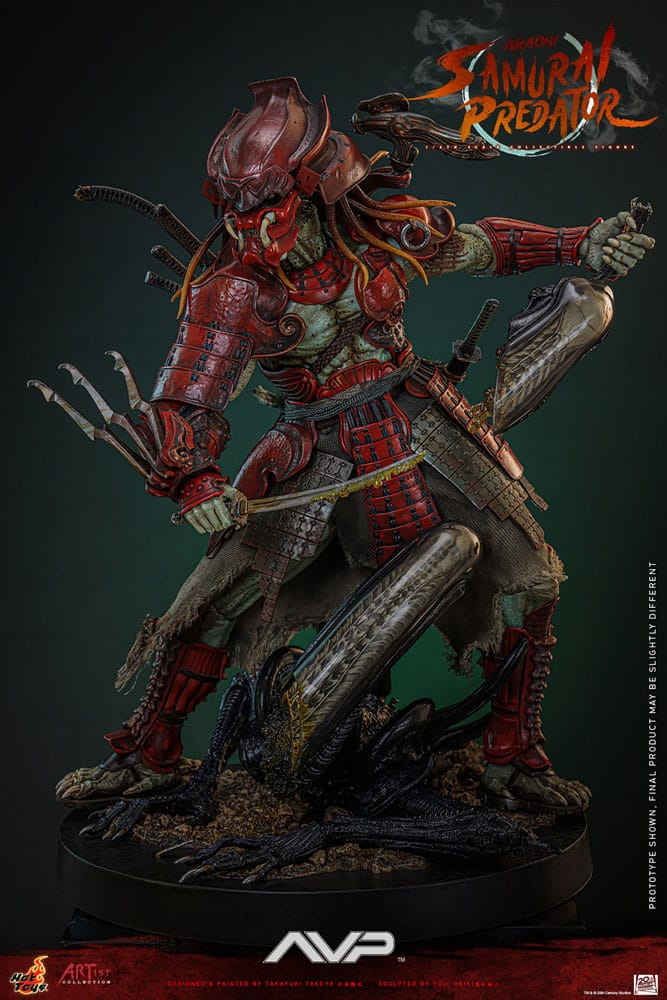 Akaoni Samurai Predator Alien vs. Predator Artist Collection 1/6 Figurka 35 cm - Image 4