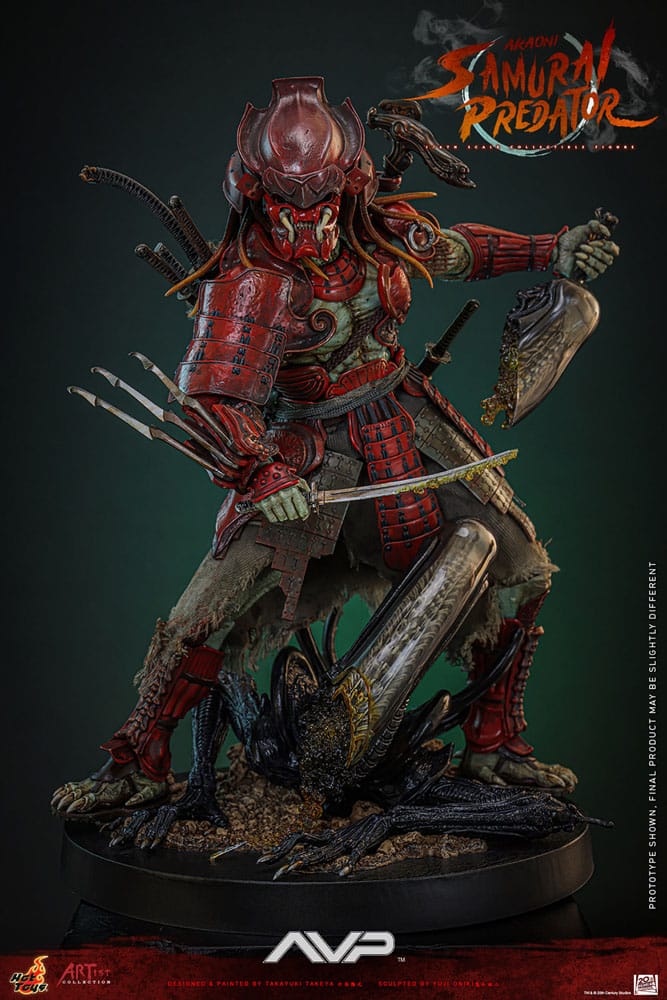 Akaoni Samurai Predator Alien vs. Predator Artist Collection 1/6 Figurka 35 cm - Image 5