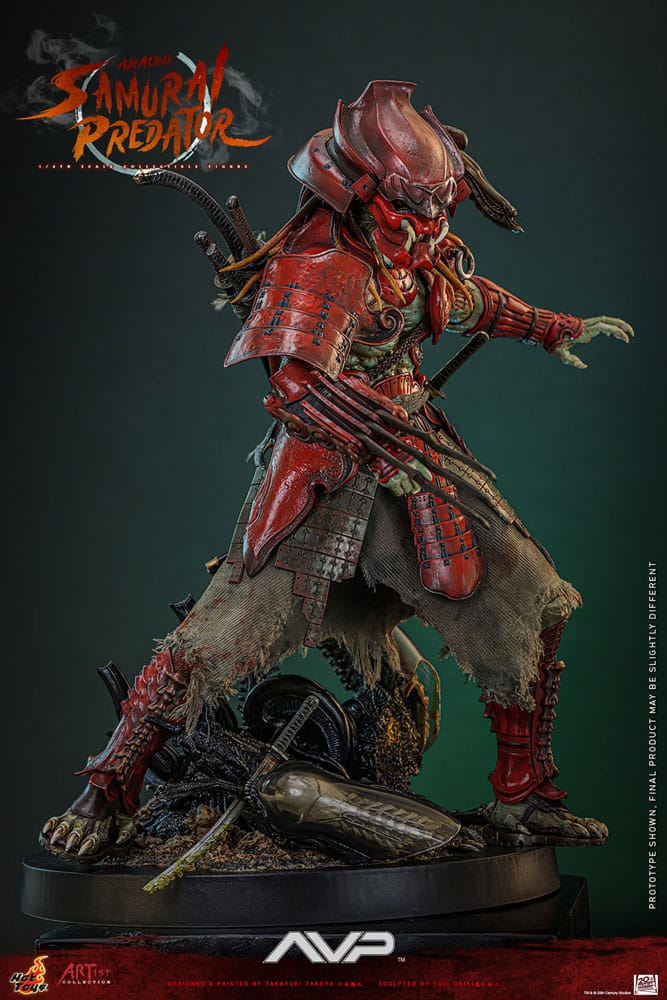 Akaoni Samurai Predator Alien vs. Predator Artist Collection 1/6 Figurka 35 cm - Image 6