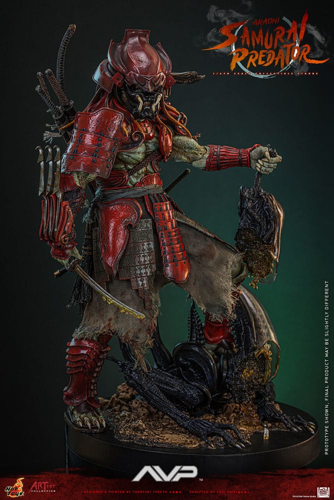 Akaoni Samurai Predator Alien vs. Predator Artist Collection 1/6 Figurka 35 cm - Image 7