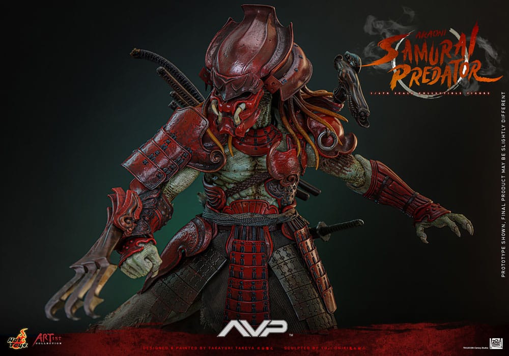 Akaoni Samurai Predator Alien vs. Predator Artist Collection 1/6 Figurka 35 cm - Image 9
