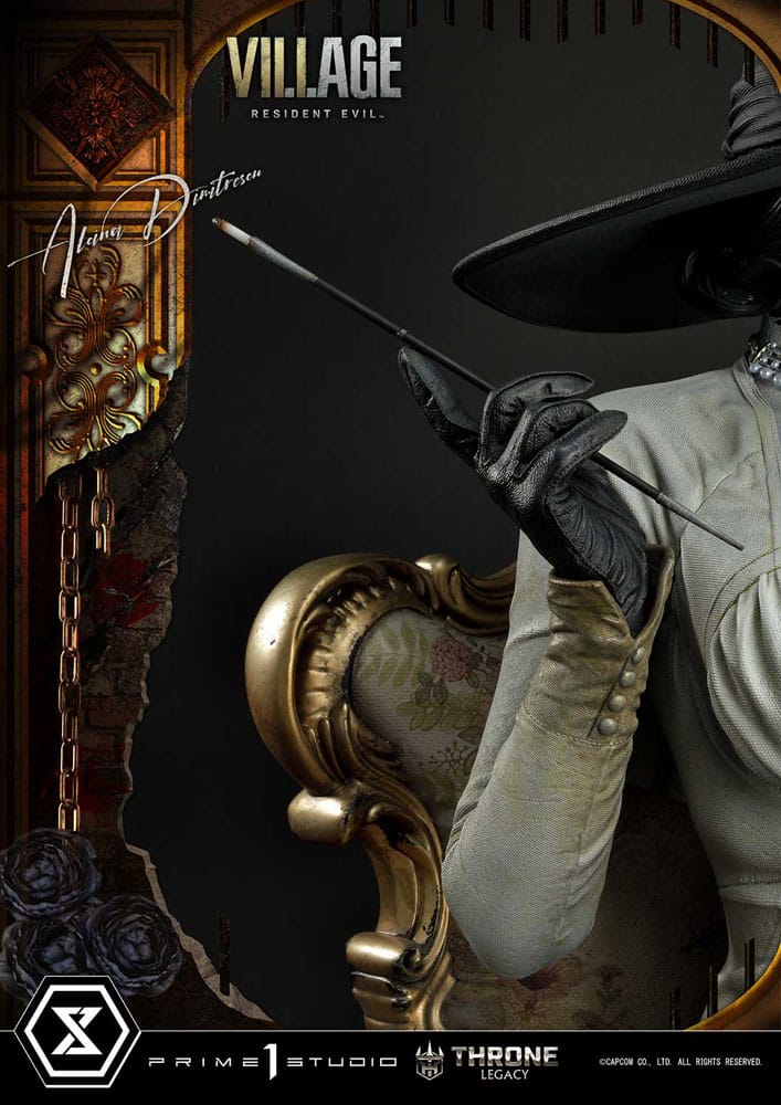 Alcina Dimitrescu Resident Evil Village Throne Legacy Collection 1/4 Figurka 66 cm - Image 8