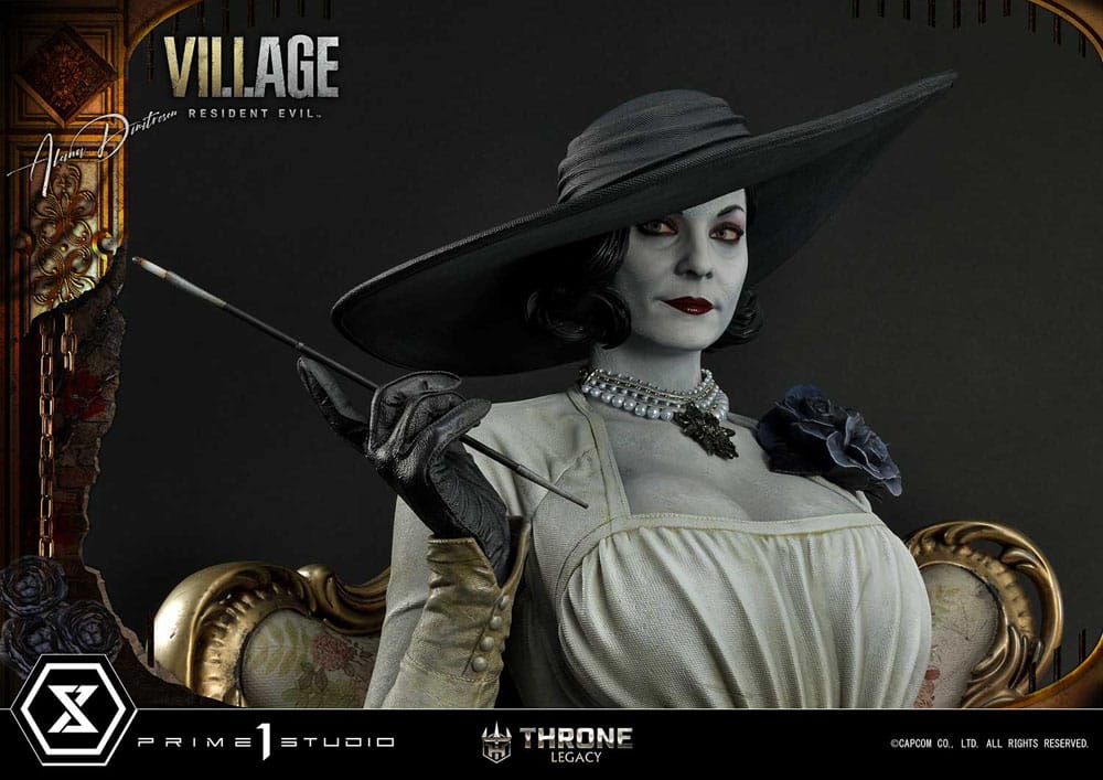 Alcina Dimitrescu Resident Evil Village Throne Legacy Collection Deluxe Version 1/4 Figurka 66 cm - Image 6