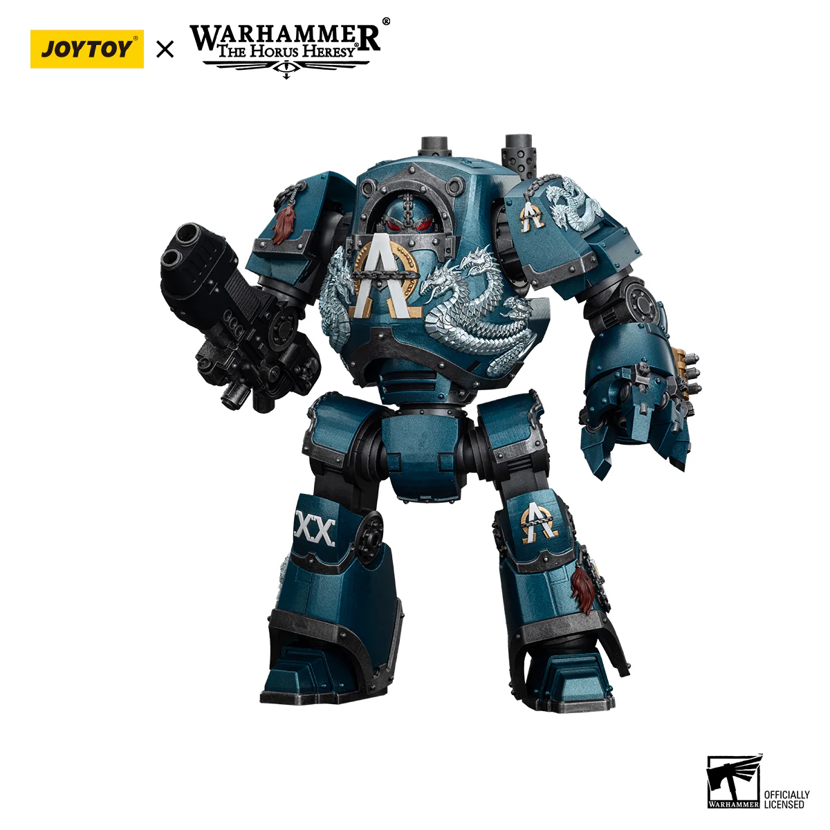 Alpha Legion Contemptor Dreadnought with Gravis Plasma Cannon Warhammer The Horus Heresy Figurka 25 cm - Image 4