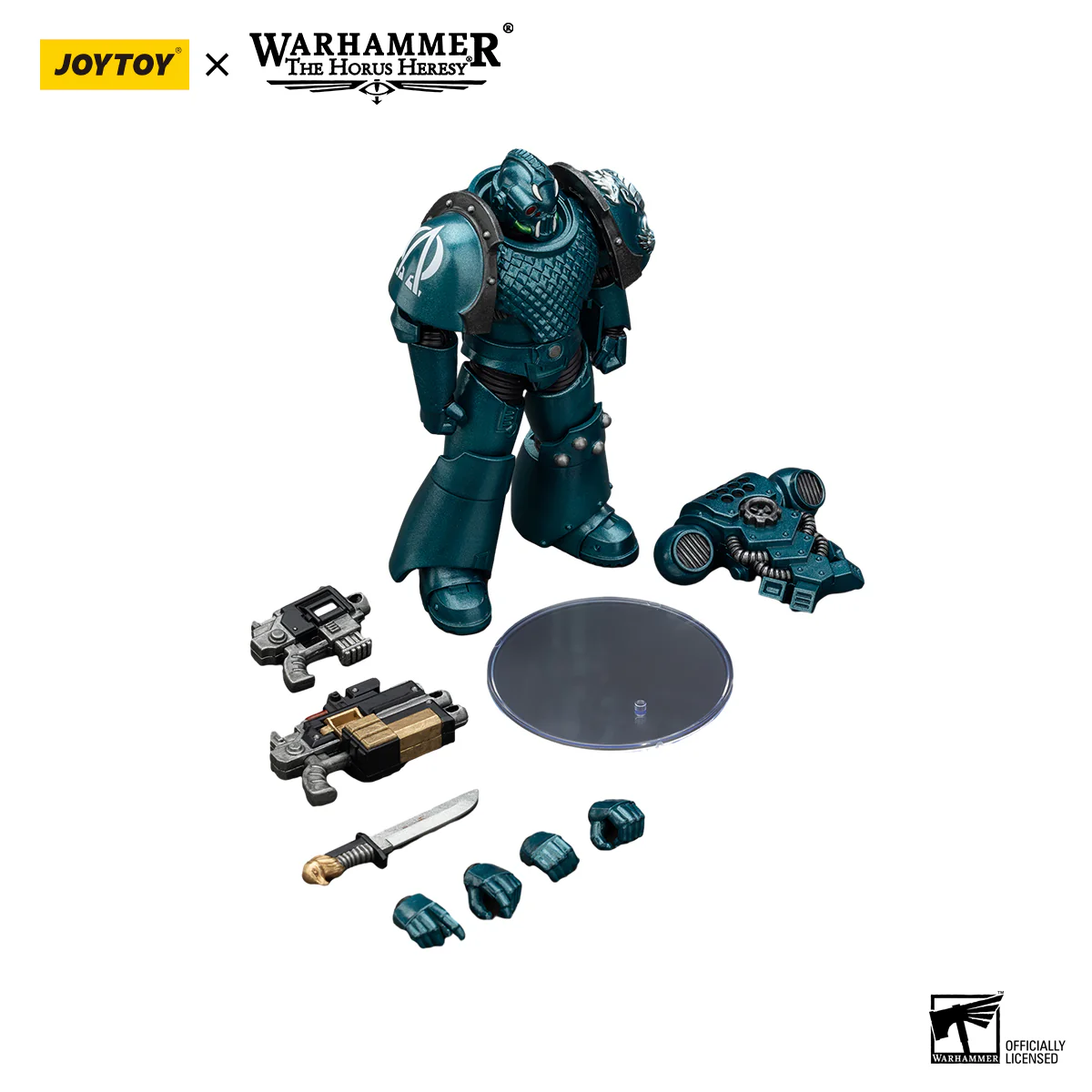 Alpha Legion Head hunter With Banestrike Combi-Bolter And Power Dagger Warhammer The Horus Heresy Figurka 20 cm - Image 5