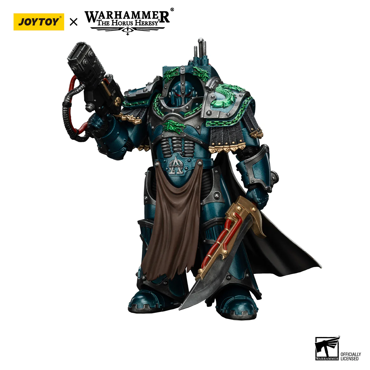 Alpha Legion Legion Praetor in Cataphractii Terminator Armour Warhammer The Horus Heresy 1/18 Figurka 18 cm