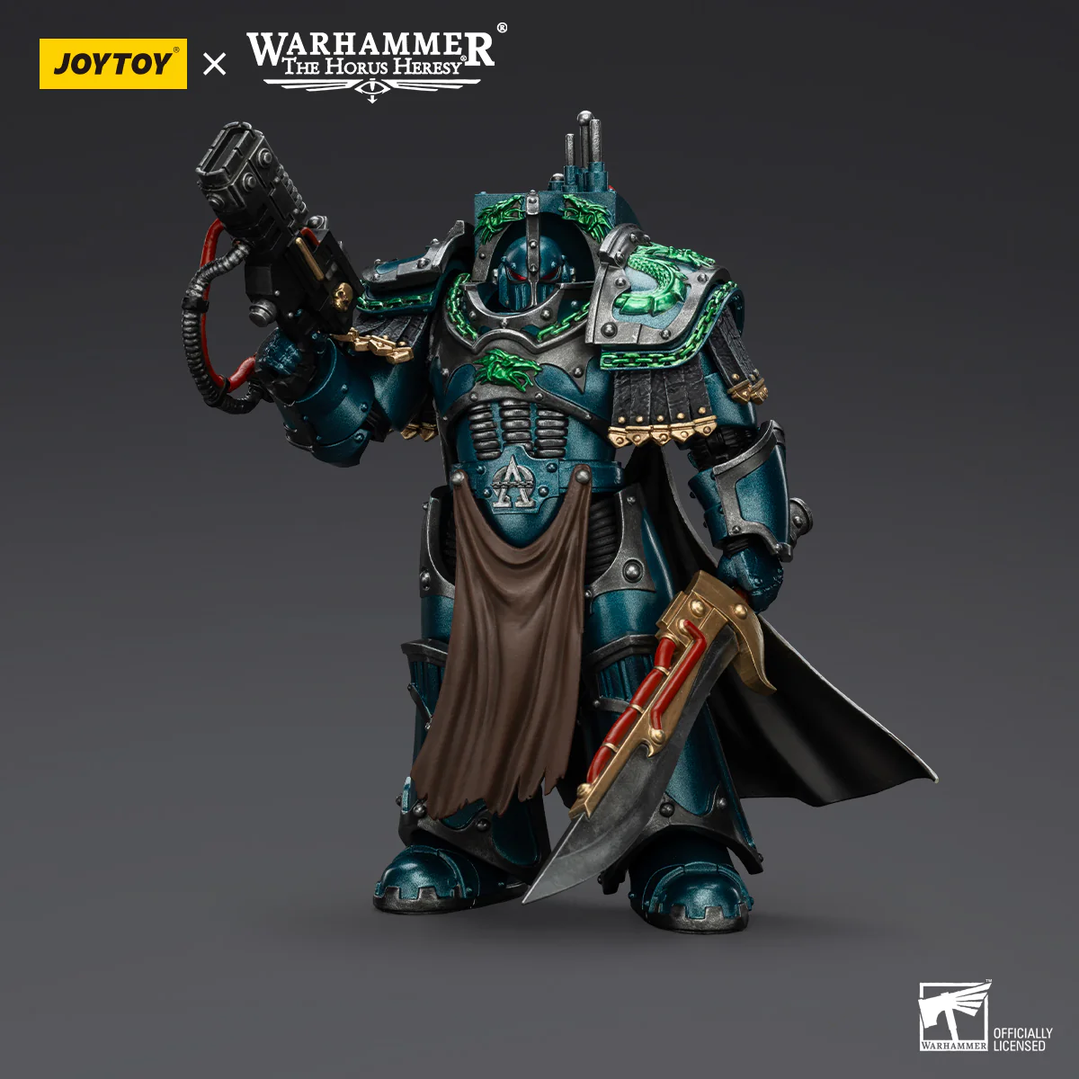 Alpha Legion Legion Praetor in Cataphractii Terminator Armour Warhammer The Horus Heresy 1/18 Figurka 18 cm - Image 11