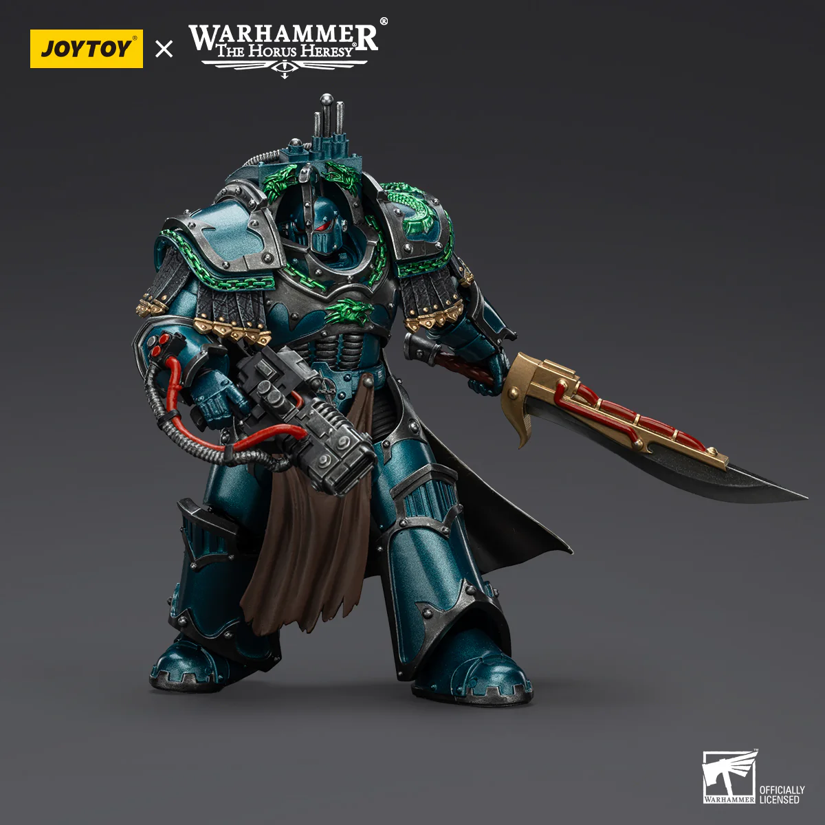 Alpha Legion Legion Praetor in Cataphractii Terminator Armour Warhammer The Horus Heresy 1/18 Figurka 18 cm - Image 14