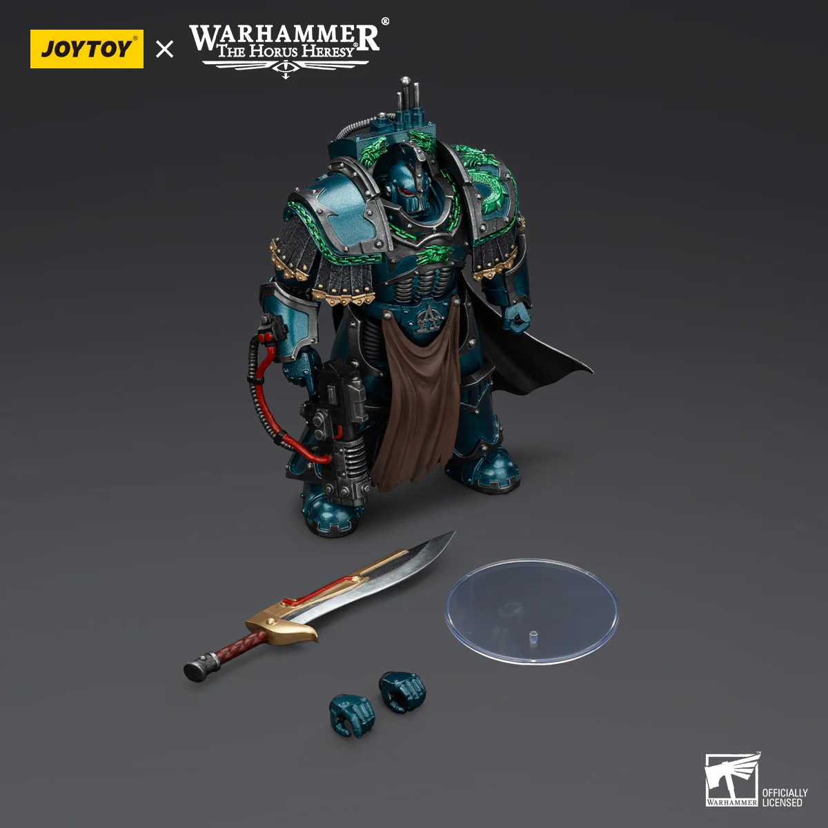 Alpha Legion Legion Praetor in Cataphractii Terminator Armour Warhammer The Horus Heresy 1/18 Figurka 18 cm - Image 15
