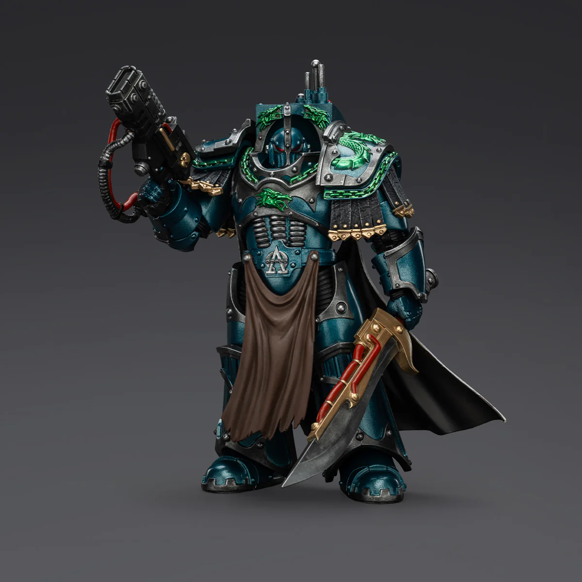 Alpha Legion Legion Praetor in Cataphractii Terminator Armour Warhammer The Horus Heresy 1/18 Figurka 18 cm - Image 17