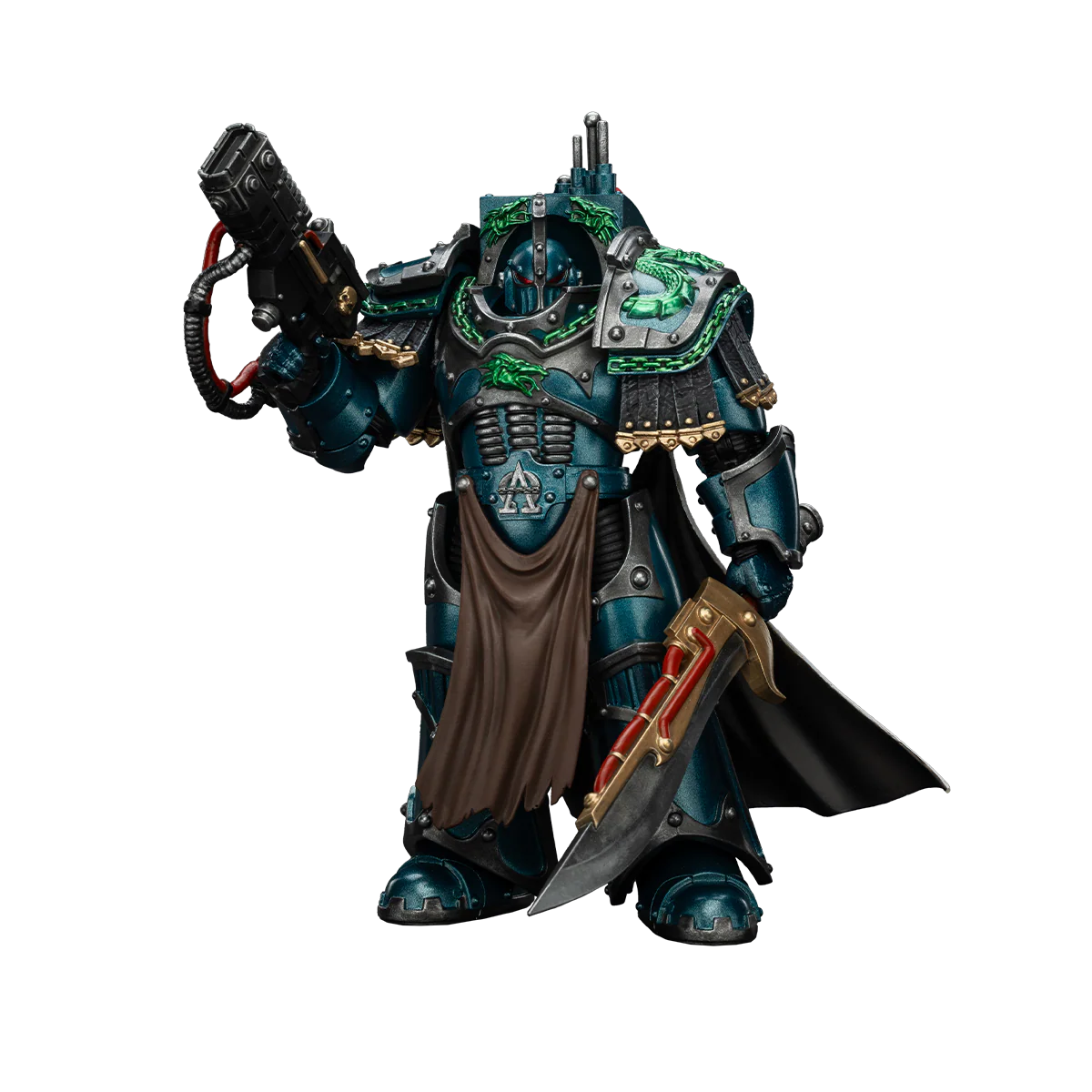 Alpha Legion Legion Praetor in Cataphractii Terminator Armour Warhammer The Horus Heresy 1/18 Figurka 18 cm - Image 5